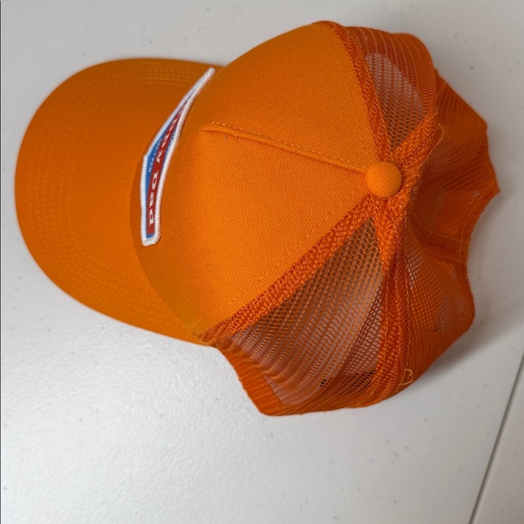Happy Dad Classic Trucker Hat Orange Mesh Snapback Embroidered Logo OSFM, NWT - Picture 7 of 7